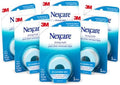 Nexcare Sensitive Skin Low Trauma Tape, 6 Count – Gentle Adhesive Medical Tape for Fragile or Delicate Skin, Hypoallergenic & Latex-Free, Ideal for Post-Surgery Care, Pediatric Use, Frequent Changes by Nexcare