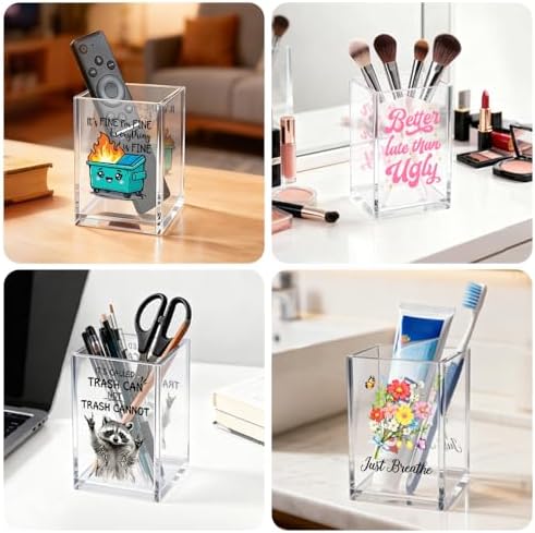 Be Kind to Yourself Makeup Organizer Pen Holder for Desk Accessories - Image 6