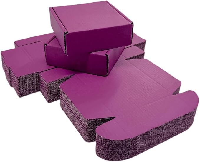 50 Pcs 6.3 x 6 x 1.6 inches Shipping Boxes - Image 4