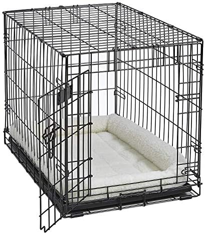 MidWest Homes for Pets QuietTime Dog Bed - White Fleece Bolster, Ultra-Soft and Machine Washable, Fits 42-Inch Crates and Carriers, for Large Breed Dogs - Image 7