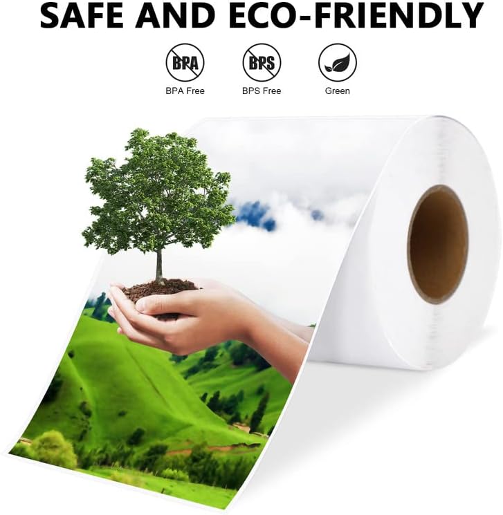 4"x6" Direct Thermal Shipping Labels, 500 Labels/Roll - Compatible with Rollo, MUNBYN Label Printer (2 Rolls) - Image 5