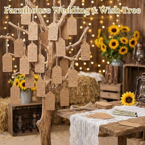 SallyFashion Large Kraft Gift Tags with String, 100 Pack 2 X 4 inch - Image 3