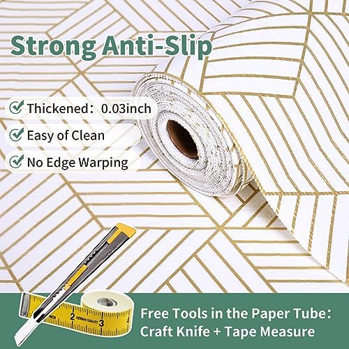 Shelf Liners for Kitchen Cabinets 17in x 49FT, Non Adhesive Cabinet Liner - Image 5