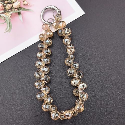 TENOC Beaded Phone Wrist Strap, Gold - Image 4