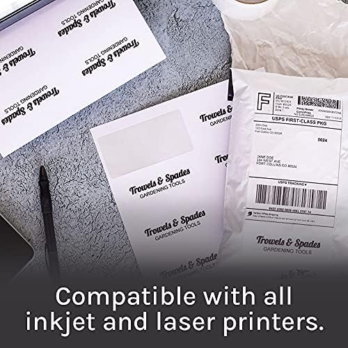 Premium Label Supply White Sticker Address Labels – 2" x 4" – Laser/Inkjet Compatible – (10 per Sheet), 1000 Sheets – 10,000 Total Adhesive Labels - Image 2