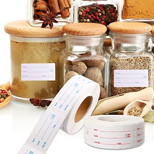 2 Rolls 1000 Pieces Removable Food Labels, 1 x 2 Inch - Image 2