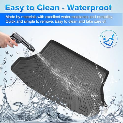 Civic Cargo Liner - Trunk Mat for Honda Civic 2006-2011, All Weather Cargo Mat for Civic Accessories, Heavy Duty Car Mats, Car Accessories - Image 3