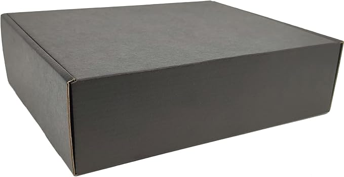 Black Shipping Boxes for Small Business Pack of 25-10x8x2.7 inches Cardboard - Image 4