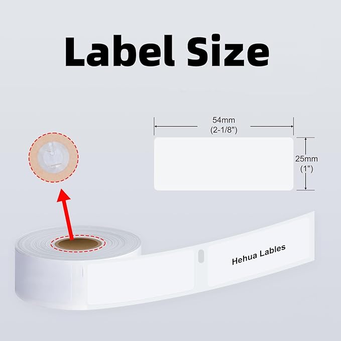 Hehua 1" x 2-1/8" Label Compatible - Image 3
