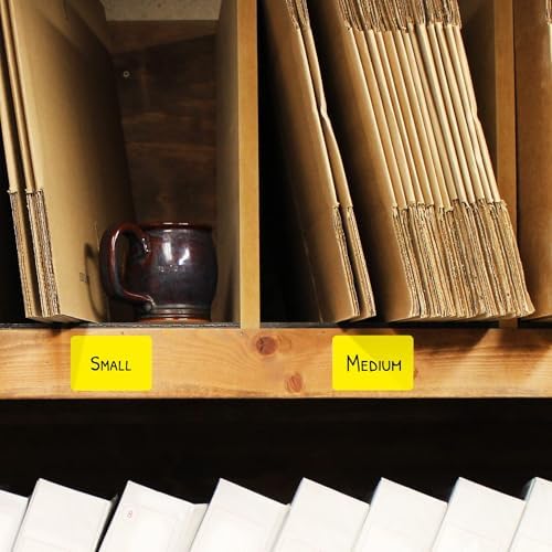 ChromaLabel Yellow Rectangle Labels, 2 x 3 Inch, 250/Box - Image 5