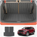 Cargo Mat with 3rd Row Backrest Mat for 2020-2026 Ford Explorer by Thinzyou