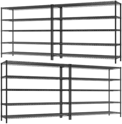 REIBII Storage Shelves, 3200LBS Heavy Duty&Adjustable Height for Garage by REIBII