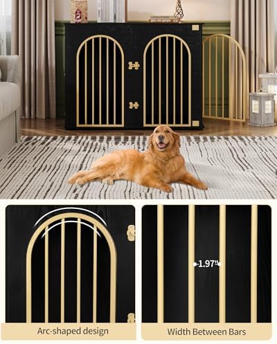 Hzuaneri 44.1'' Dog Crate Furniture,Dog Kennel Indoor for Medium/Large Dogs - Image 5