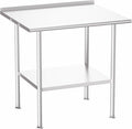 All-Stainless Steel Prep Table, 30 X 36 Inch, by Atelicf