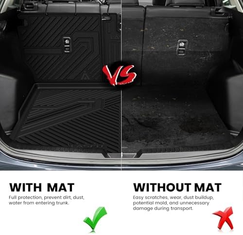 LASFIT Cargo Trunk Mat with Backrest Mats for Mazda CX5 2017-2025 - Image 4