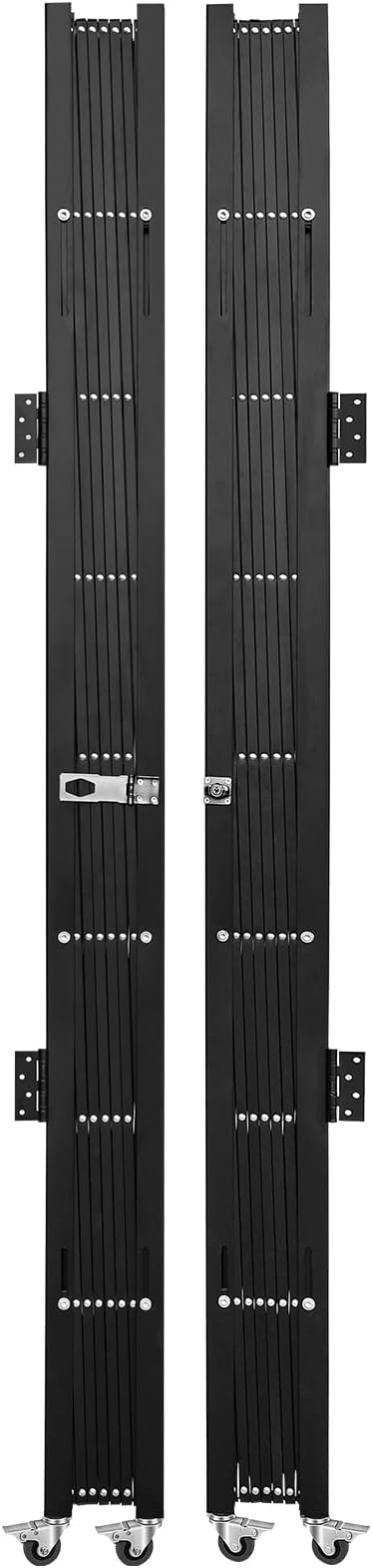 VEVOR Double Folding Security Gate, Steel Accordion Security Gate, Flexible - Image 11