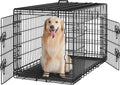 Yaheetech 42inch Double Door Dog Crate w/Divider, Collapsible Metal Kennel by Yaheetech