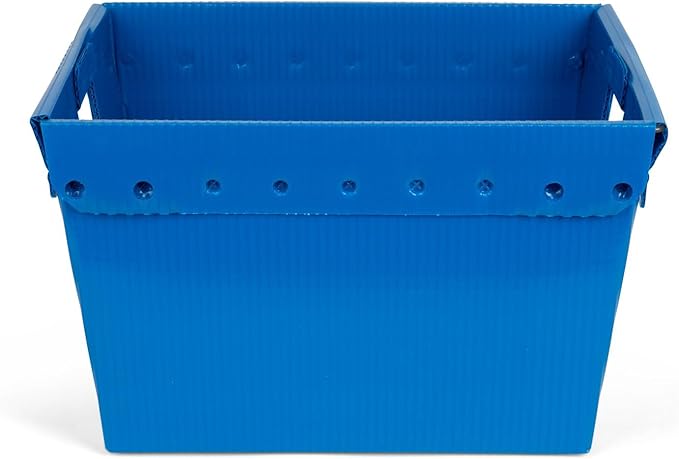 Hudson Exchange 18.25 x 13.25 x 11.75 Corrugated Space Age Handled Storage - Image 4