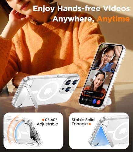 Temdan Magnetic Compatible with iPhone 14 Pro Case, [Built-in Invisible Kickstand][Compatible with MagSafe] [Military Grade Shockproof] Slim Thin Phone Case for iPhone 14 Pro 6.1" - Image 3