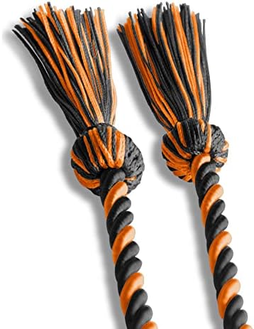 Endea Graduation Single Honor Cord Two-Color (Black/Orange) - Image 4