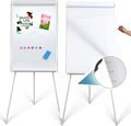 2-Pack Magnetic Dry Erase Easel Set – 36" x 24" Adjustable Height Whiteboard by DexBoard