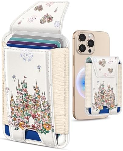 Shorogyt Compatible with Magsafe Wallet with Flap Cover, Castle by Shorogyt