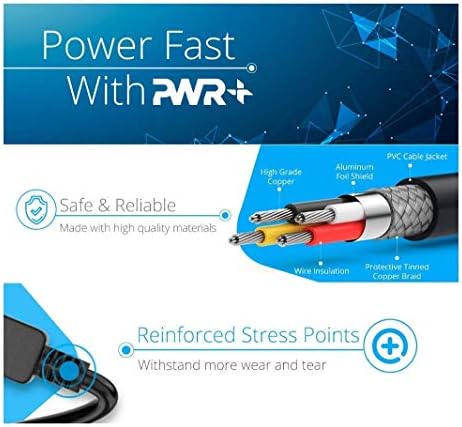 12Ft Power Extension Cord Cable Extender - 18AWG NEMA 5-15P to 5-15R Strip Liberator Charger Outlet Saver Extra Long 12FT - Image 3