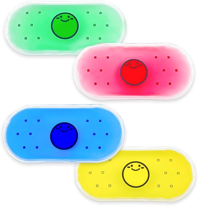 Kids Ice Pack, Hot or Cold Pack Gel Cooling Pad, Reusable by Couleurs