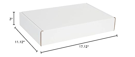 Box USA 17" Deluxe Shipping Boxes 17 1/8"L x 11 1/8"W x 3"H, Gifts or Bulk - Image 10