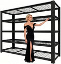 84H Storage Shelves Heavy Duty, 5000 LBS Garage Shelving, 5 Tier Adjustable Metal Garage Shelving Units, for Garage Storage, Warehouses, Basement，Storage Room，84H*55W*24.03D by RUYKPTA