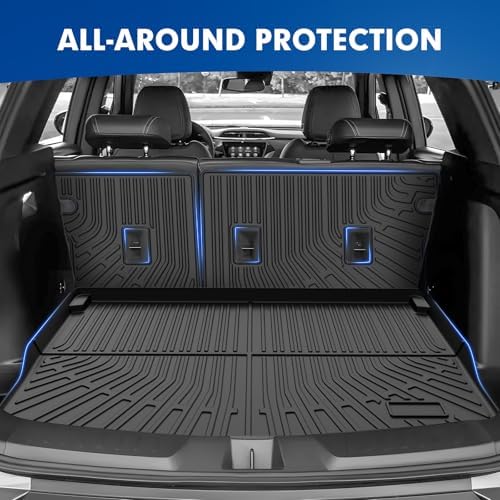 Mixsuper Cargo Liner for Chevrolet/Chevy Trailblazer AWD & FWD 2021-2026, All Weather Trunk Mat Backrest Mat TPE Back Seat Cover Protector for Car (Only Fit Cargo in Upper Deck Position) Accessories - Image 4