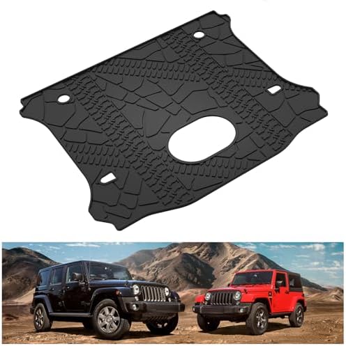 Kiwi Master Cargo Mat for 2015-2018 Jeep Wrangler JK with Center subwoofer by KIWIMASTER