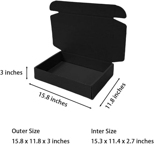 20 Pcs 15.8 x 11.8 x 3 inches Larger size Shipping Boxes - Image 2