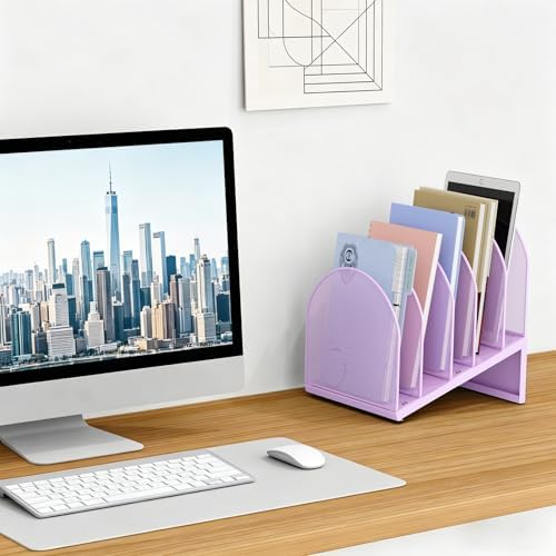 gianotter Desktop File Organizer with 5 Compartments - Image 3