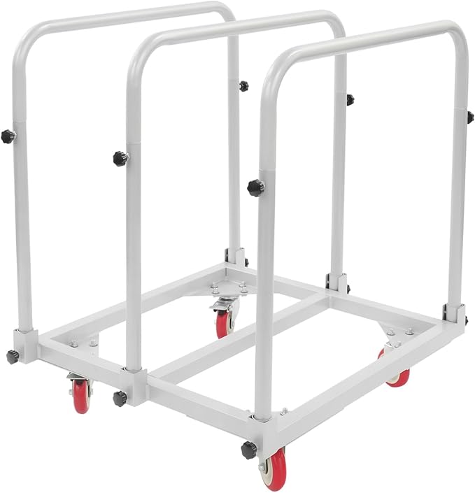 Steel Panel Truck, 1400lbs Heavy Duty Lumber Drywall Dolly Cart by SHOUMANUAL