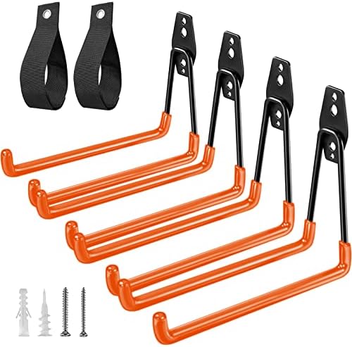 HUPBIPY Garage Hooks Heavy Duty, Large Square Wall Hooks by HUPBIPY