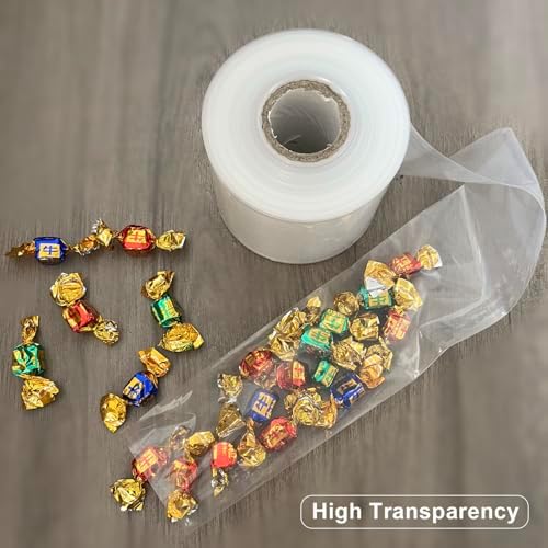2 Mil Poly Tubing Roll for Packaging and Safe Storage of Food,3.1"Wx200'L - Image 3