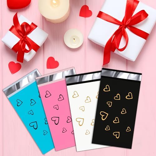 6x9 Thank You Poly Mailers Variety Pack of 100, 25 Pcs Each Color - Image 3
