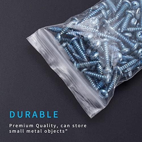 Small Plastic Bags, 400 PCS Mini Baggies, 4 Assorted Sizes - Image 3