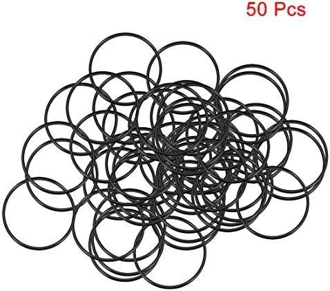 uxcell 50pcs 23x21x1mm Nitrile Rubber O-Rings Metric Sealing Gasket - Image 2