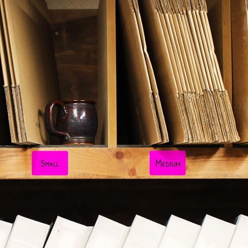 ChromaLabel Colored Labels, 2 x 3 Inch Fluorescent Pink, 250/Box - Image 4