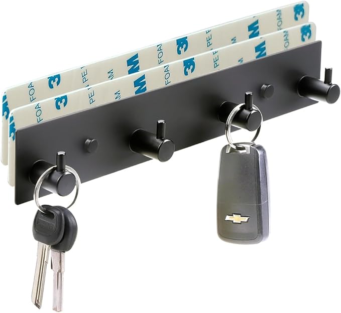 Key Hooks for Wall, Self Adhesive Key Holder for Wall by VIRFIN