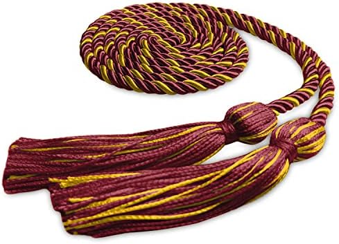 Endea Graduation Single Honor Cord Two-Color (Cardinal/Gold) by EndeaGraduation