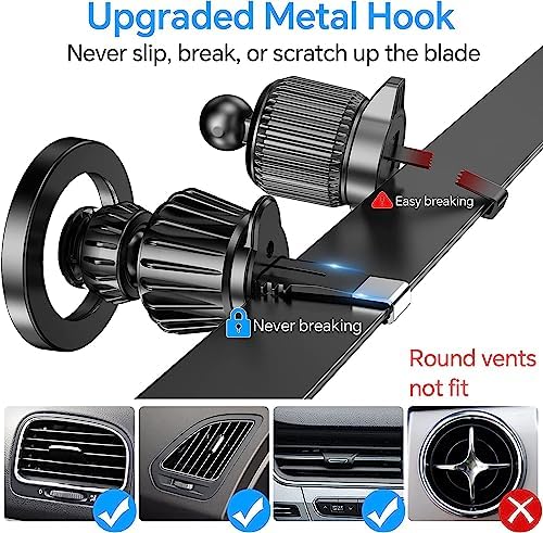 Kaistyle for Magsafe Car Mount【Strong Magnet】Magnetic Phone Holder for Car Phone Holder Mount Dash Mounted Holders Cell Phone Holders for Your Car Accessories for Women Men for iPhone 18 Pro Max 17 16 - Image 6