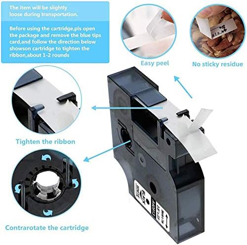 FreshWorld 3X Replace for DYMO D1 3/8 Inch Label Tape 41913 40913 S0720680 - Image 3