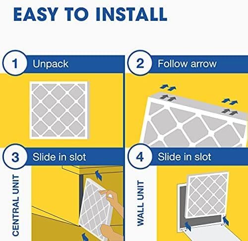 Aerostar Air Filter 14x14x1 MERV 13 AC Filter, HVAC, Furnace Filter, 6 Pack - Image 6
