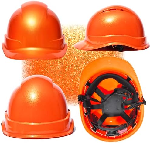 Safety Hard Hat Customize Logo Protective Head Outdoor Work Hat (Orange (New Standard)) - Image 4