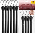 Bungee Cords with Hooks, 10 Pack, 21", EPDM Rubber by BOLVIXOR