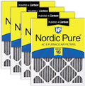 Nordic Pure 18x20x1 Pleated MERV 10 Plus Carbon Air Filters 4 Pack by NordicPure