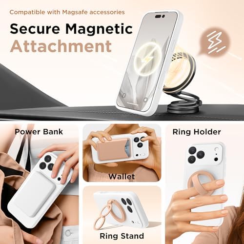 GolbinBox Magnetic for iPhone 18 Pro Max Case/17 Pro Max Case, White - Image 4